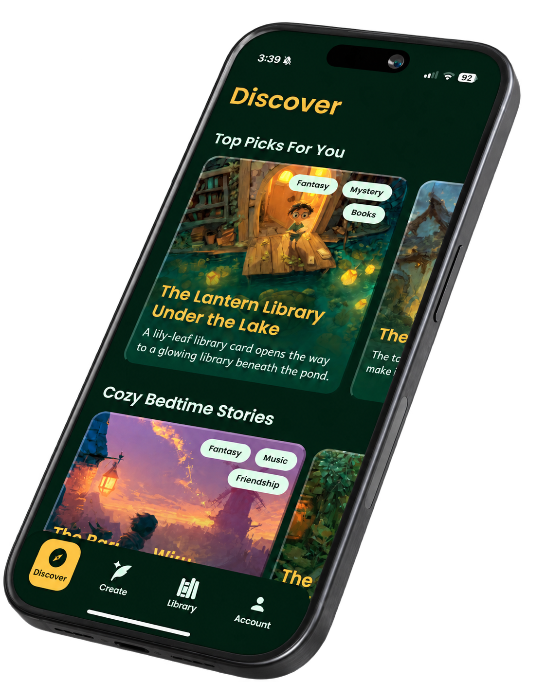 TogetherQuest storytelling app preview